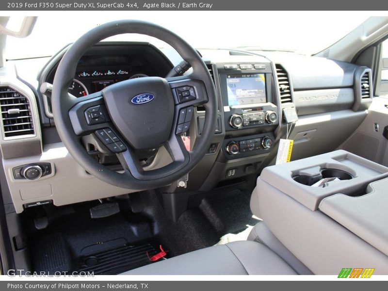 Agate Black / Earth Gray 2019 Ford F350 Super Duty XL SuperCab 4x4