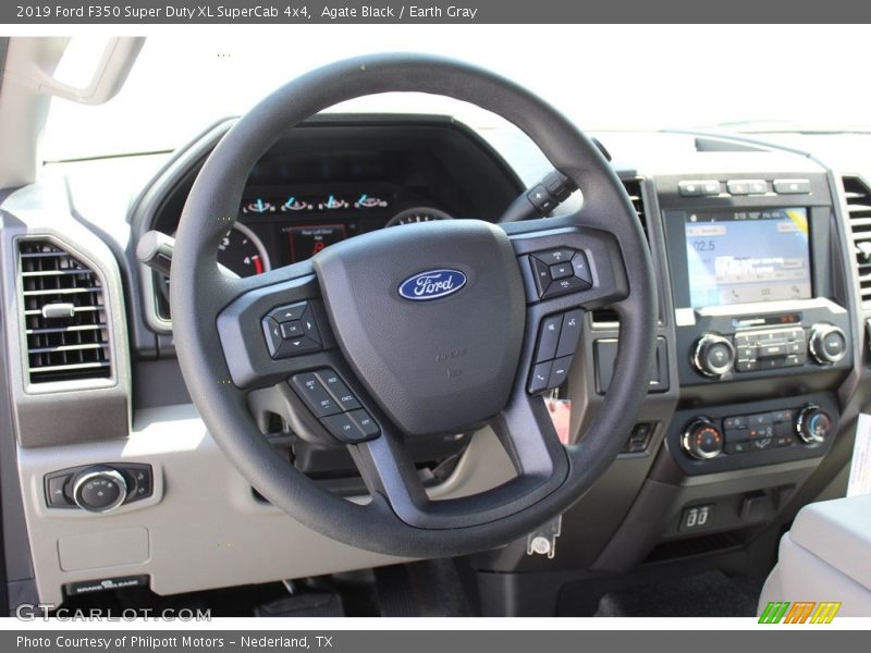 Agate Black / Earth Gray 2019 Ford F350 Super Duty XL SuperCab 4x4