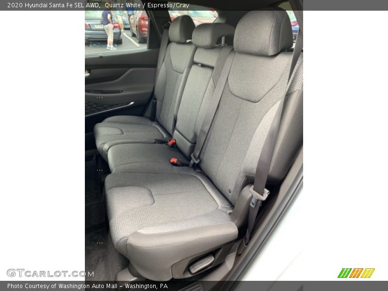 Quartz White / Espresso/Gray 2020 Hyundai Santa Fe SEL AWD