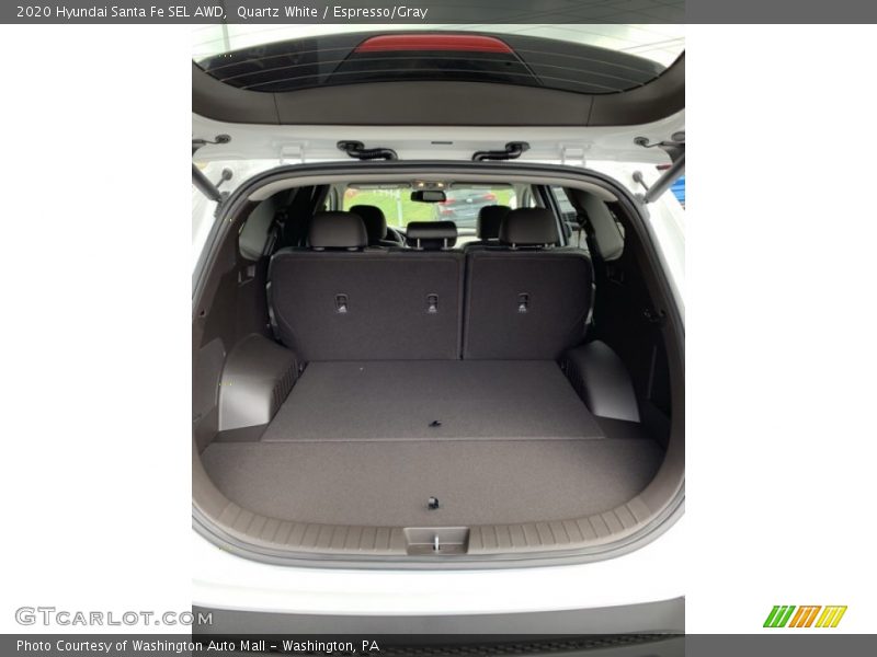 Quartz White / Espresso/Gray 2020 Hyundai Santa Fe SEL AWD