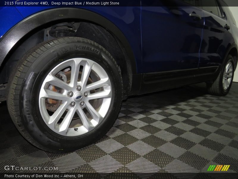 Deep Impact Blue / Medium Light Stone 2015 Ford Explorer 4WD