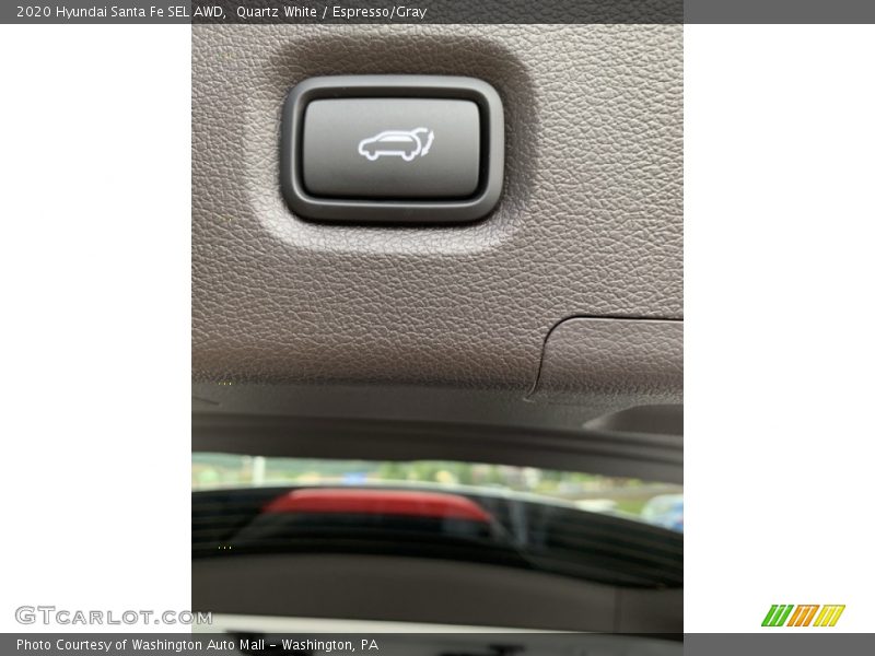 Quartz White / Espresso/Gray 2020 Hyundai Santa Fe SEL AWD