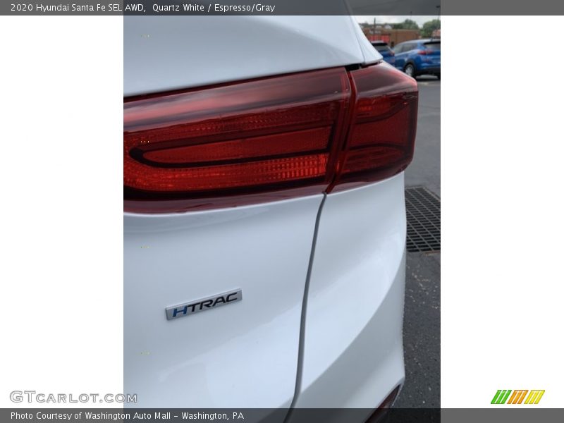 Quartz White / Espresso/Gray 2020 Hyundai Santa Fe SEL AWD