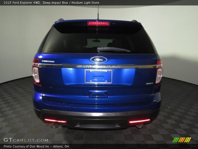 Deep Impact Blue / Medium Light Stone 2015 Ford Explorer 4WD