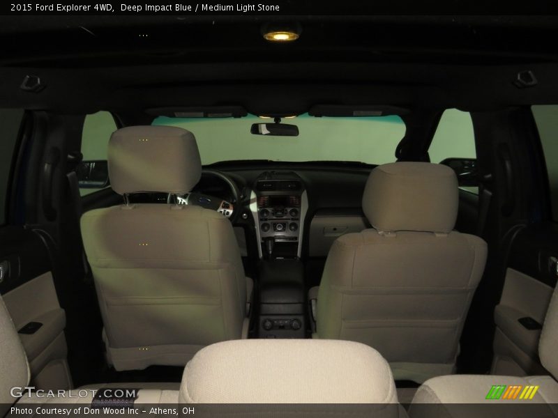 Deep Impact Blue / Medium Light Stone 2015 Ford Explorer 4WD