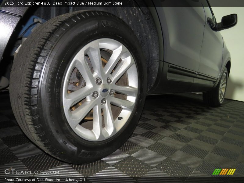 Deep Impact Blue / Medium Light Stone 2015 Ford Explorer 4WD