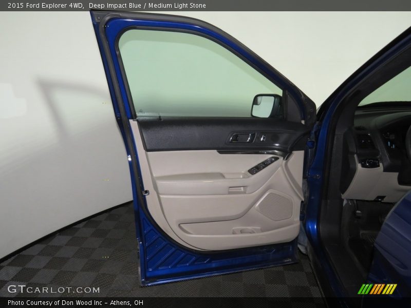 Deep Impact Blue / Medium Light Stone 2015 Ford Explorer 4WD
