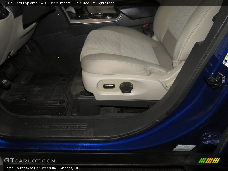 Deep Impact Blue / Medium Light Stone 2015 Ford Explorer 4WD