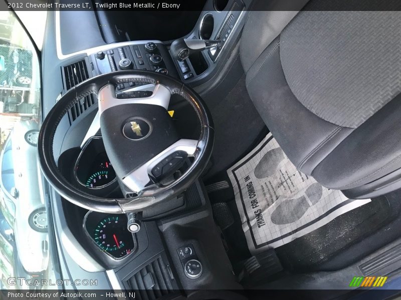 Twilight Blue Metallic / Ebony 2012 Chevrolet Traverse LT