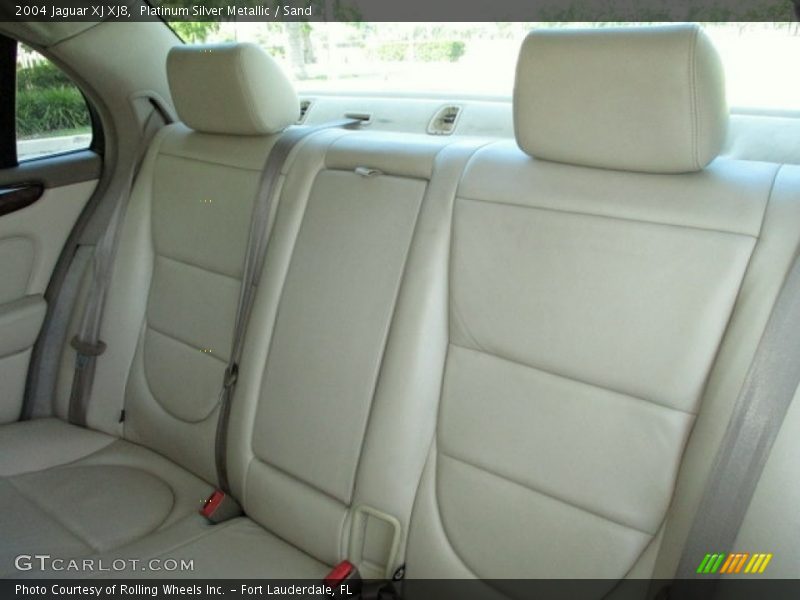 Platinum Silver Metallic / Sand 2004 Jaguar XJ XJ8