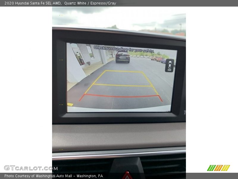 Quartz White / Espresso/Gray 2020 Hyundai Santa Fe SEL AWD