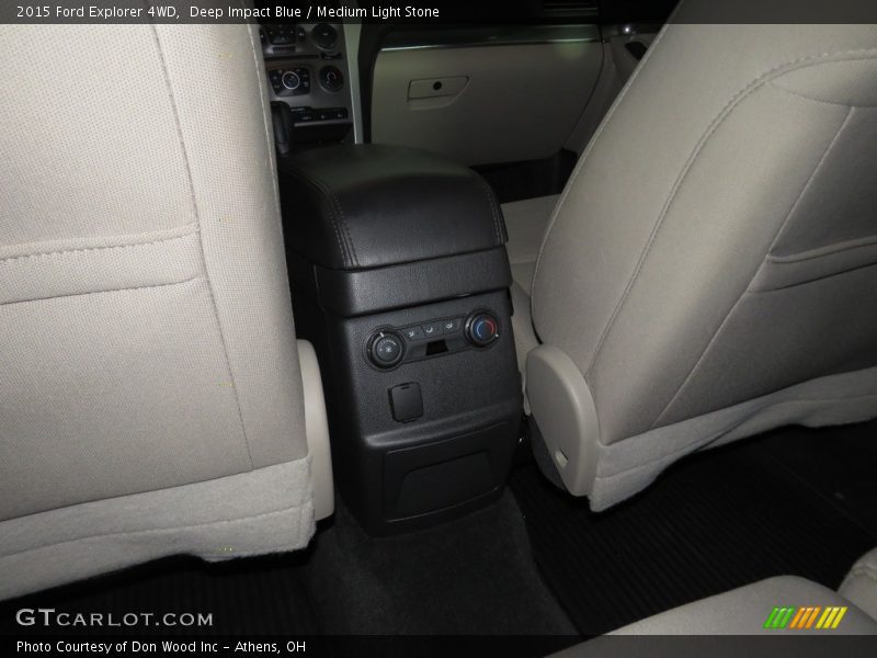 Deep Impact Blue / Medium Light Stone 2015 Ford Explorer 4WD