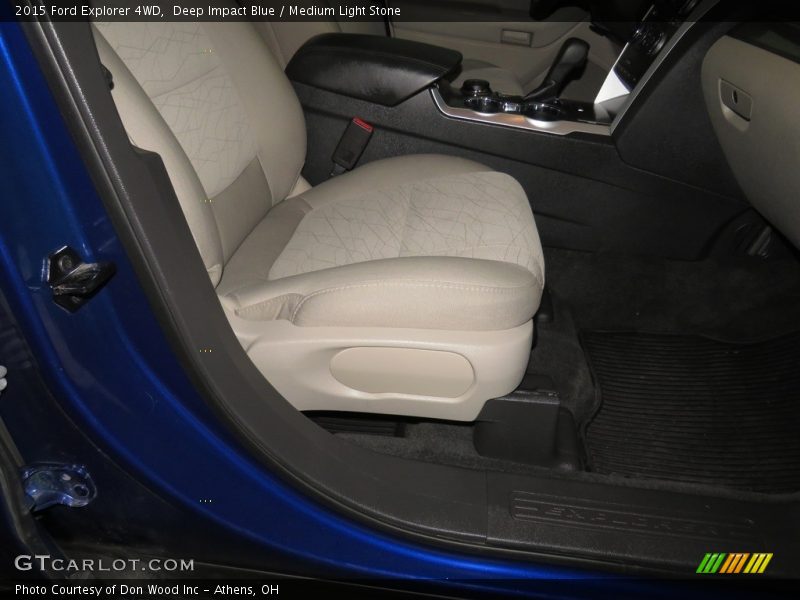 Deep Impact Blue / Medium Light Stone 2015 Ford Explorer 4WD
