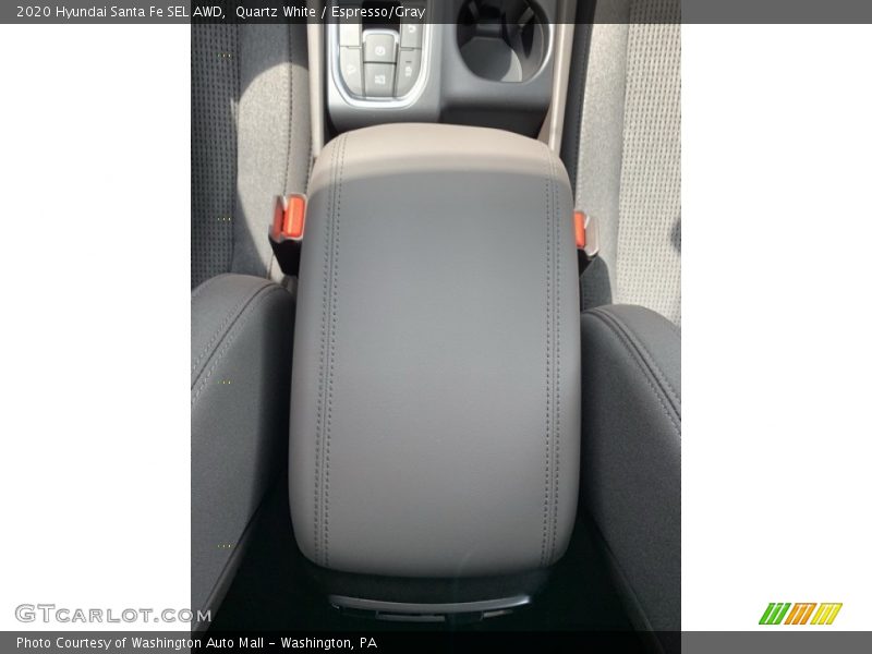 Quartz White / Espresso/Gray 2020 Hyundai Santa Fe SEL AWD