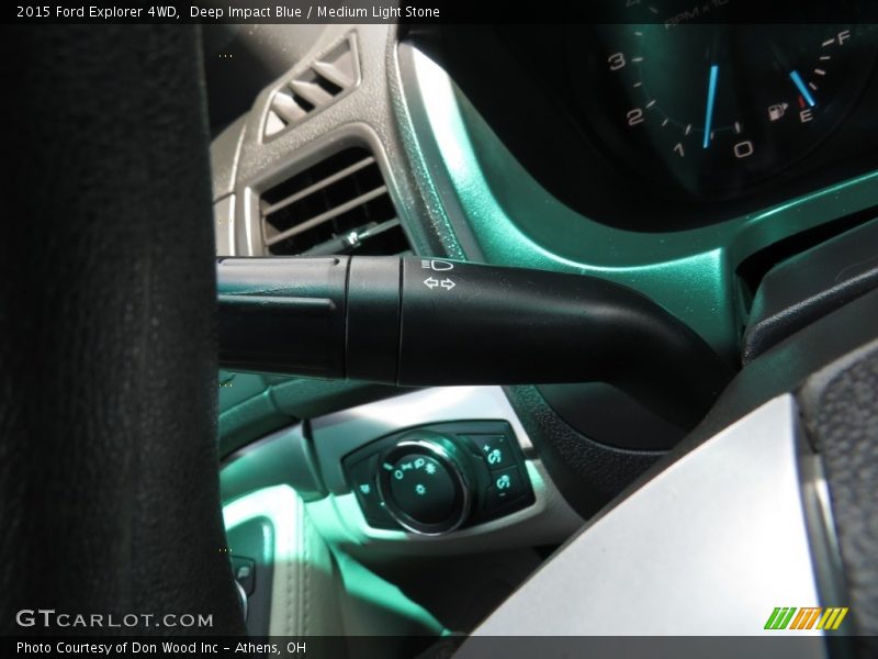 Deep Impact Blue / Medium Light Stone 2015 Ford Explorer 4WD