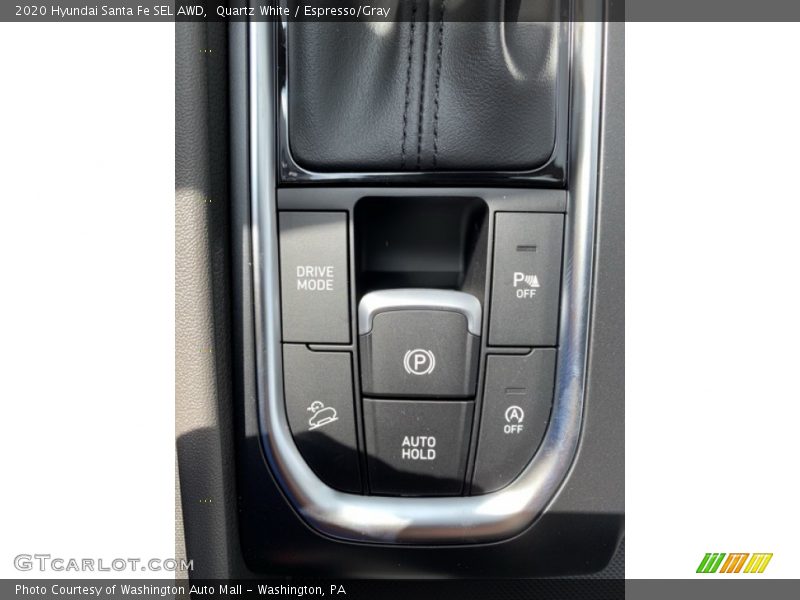 Quartz White / Espresso/Gray 2020 Hyundai Santa Fe SEL AWD