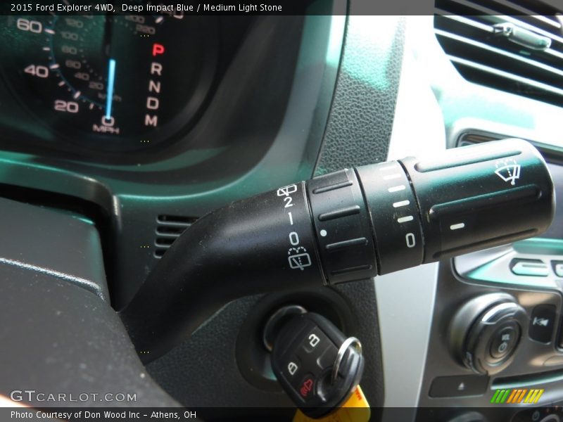 Deep Impact Blue / Medium Light Stone 2015 Ford Explorer 4WD