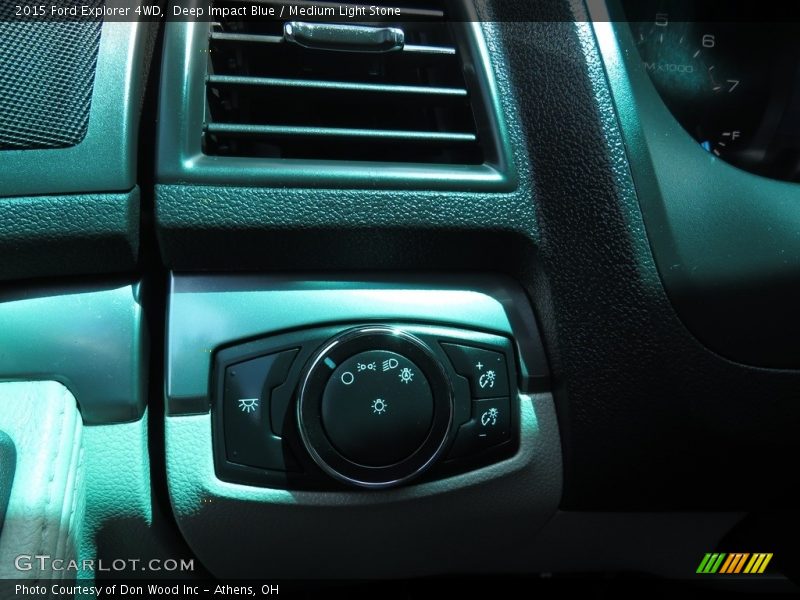 Deep Impact Blue / Medium Light Stone 2015 Ford Explorer 4WD