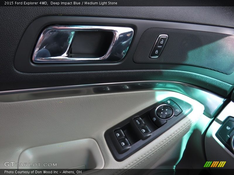 Deep Impact Blue / Medium Light Stone 2015 Ford Explorer 4WD