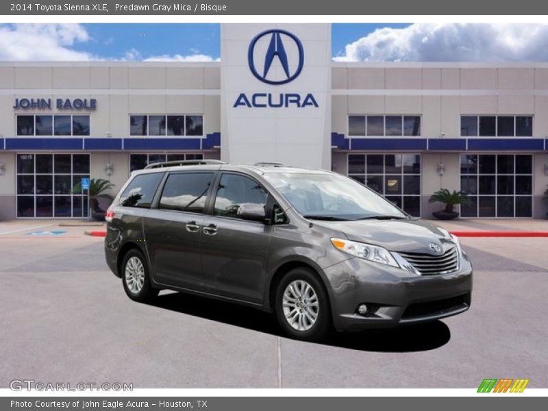Predawn Gray Mica / Bisque 2014 Toyota Sienna XLE