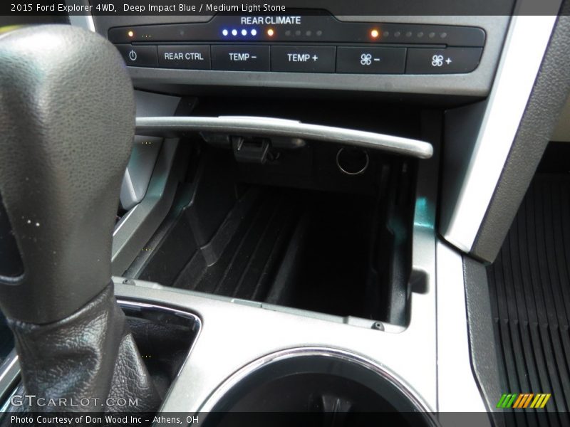 Deep Impact Blue / Medium Light Stone 2015 Ford Explorer 4WD