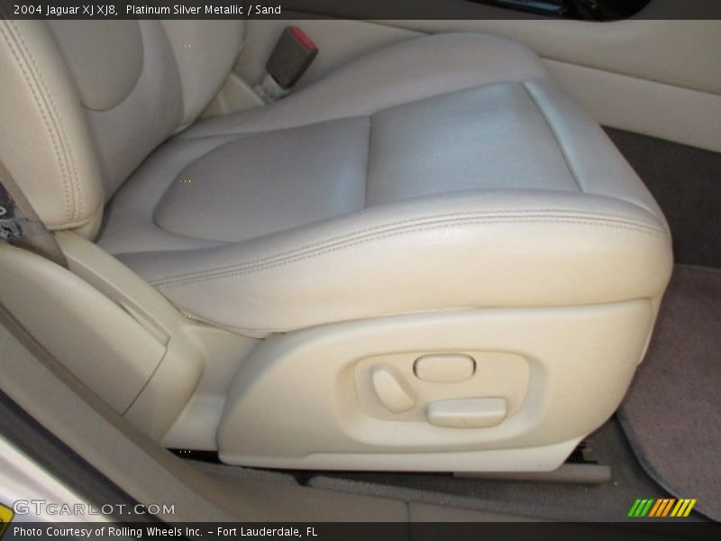 Platinum Silver Metallic / Sand 2004 Jaguar XJ XJ8