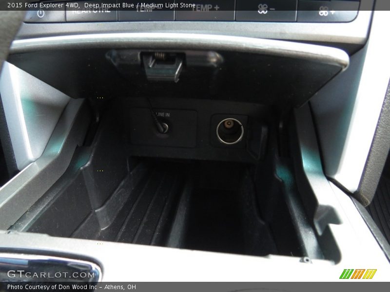 Deep Impact Blue / Medium Light Stone 2015 Ford Explorer 4WD