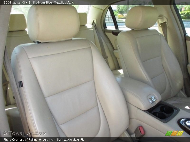 Platinum Silver Metallic / Sand 2004 Jaguar XJ XJ8