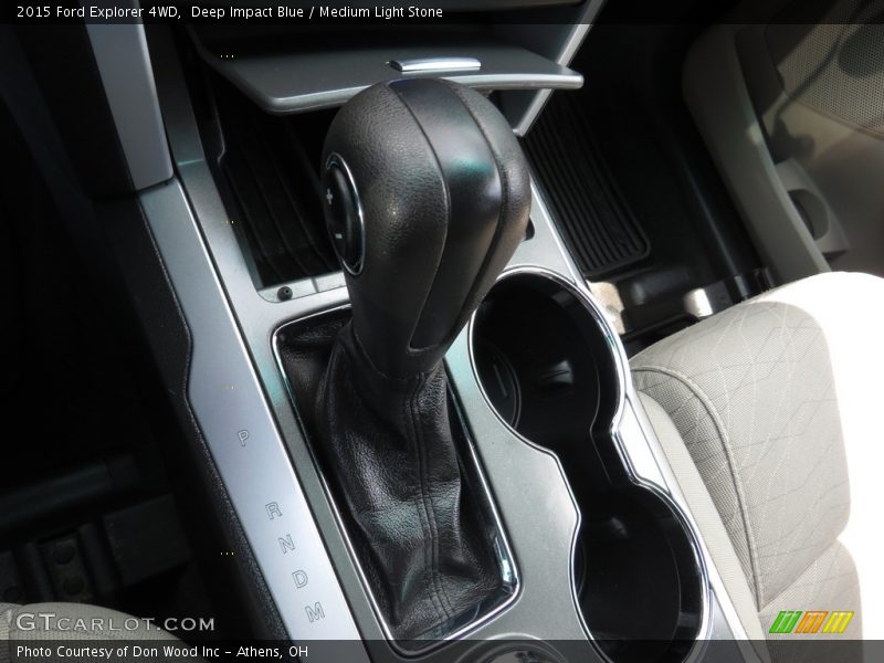Deep Impact Blue / Medium Light Stone 2015 Ford Explorer 4WD