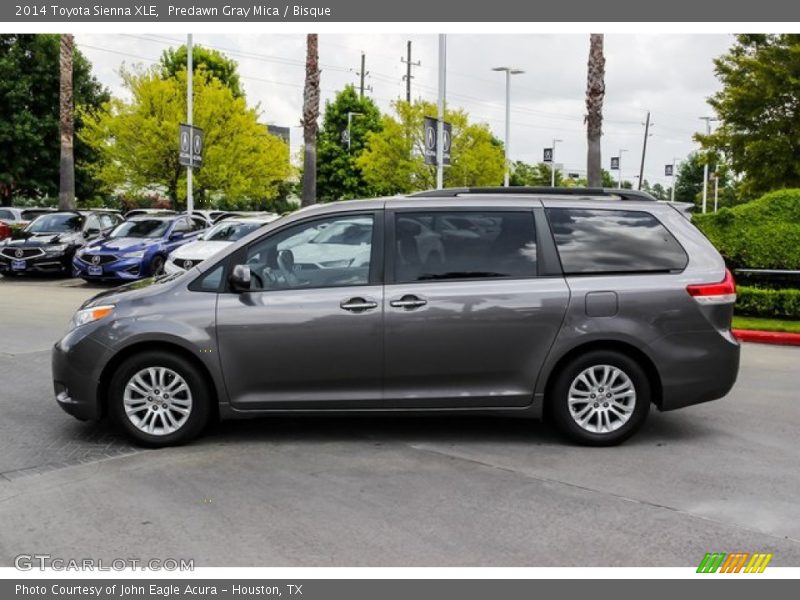 Predawn Gray Mica / Bisque 2014 Toyota Sienna XLE