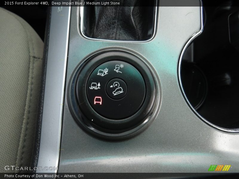 Deep Impact Blue / Medium Light Stone 2015 Ford Explorer 4WD