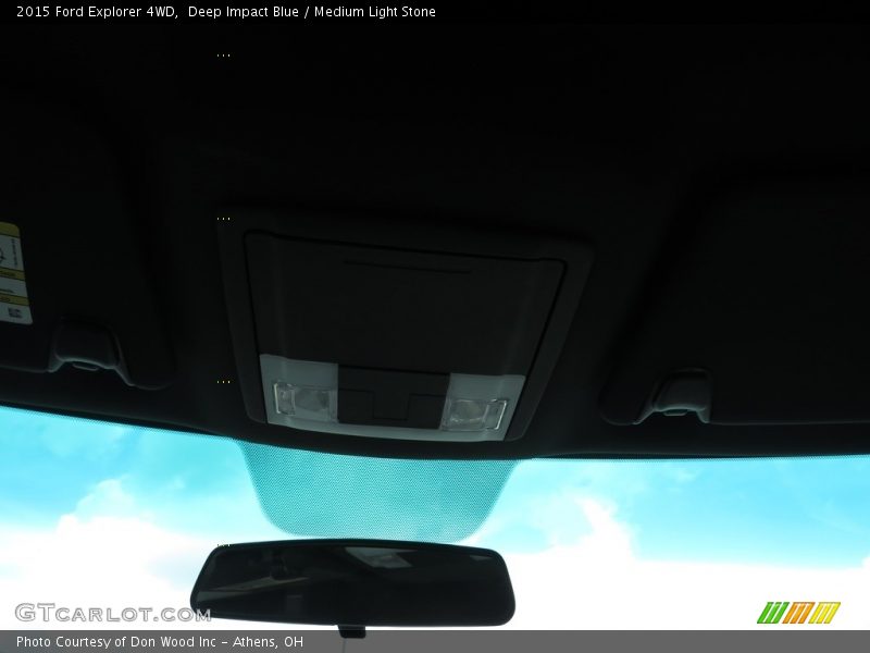 Deep Impact Blue / Medium Light Stone 2015 Ford Explorer 4WD