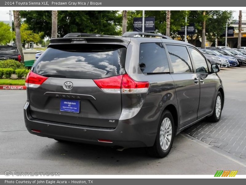 Predawn Gray Mica / Bisque 2014 Toyota Sienna XLE