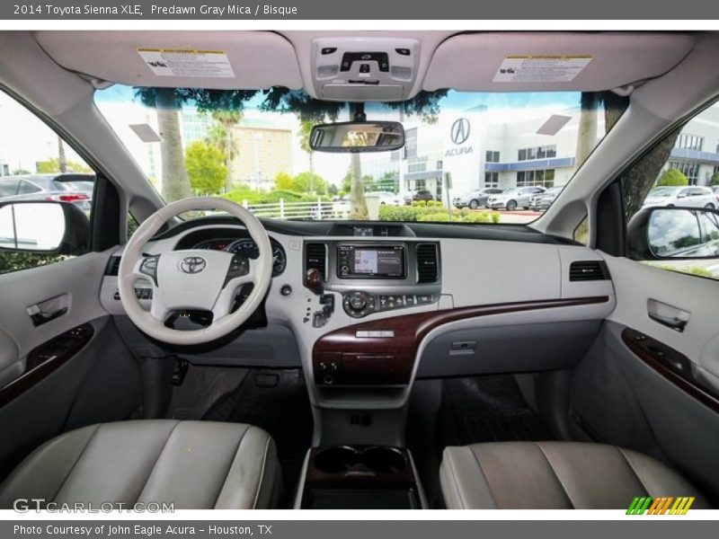 Predawn Gray Mica / Bisque 2014 Toyota Sienna XLE