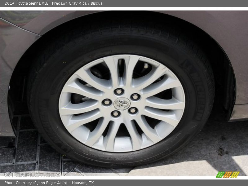 Predawn Gray Mica / Bisque 2014 Toyota Sienna XLE