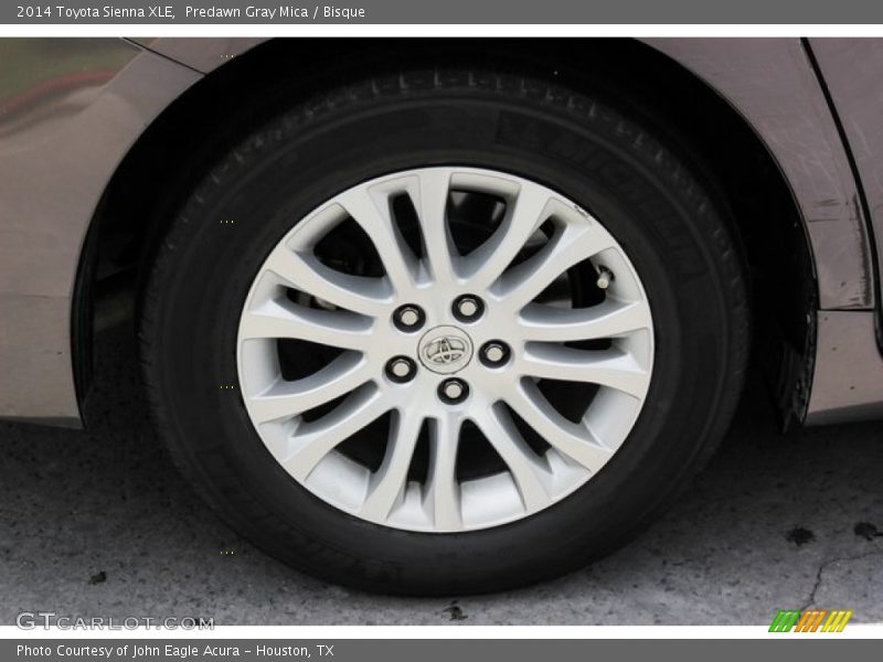 Predawn Gray Mica / Bisque 2014 Toyota Sienna XLE