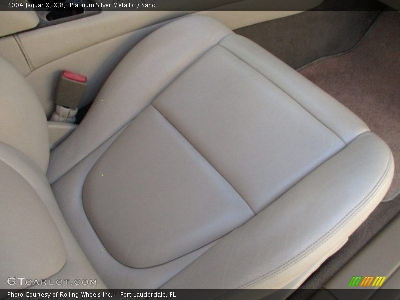 Platinum Silver Metallic / Sand 2004 Jaguar XJ XJ8