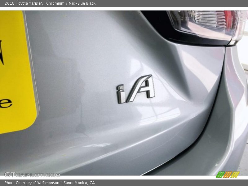 Chromium / Mid-Blue Black 2018 Toyota Yaris iA