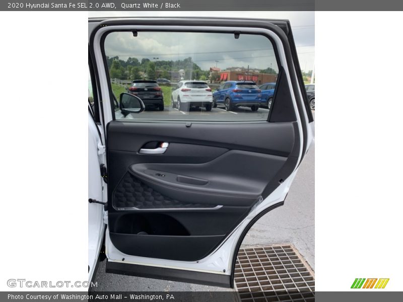 Quartz White / Black 2020 Hyundai Santa Fe SEL 2.0 AWD