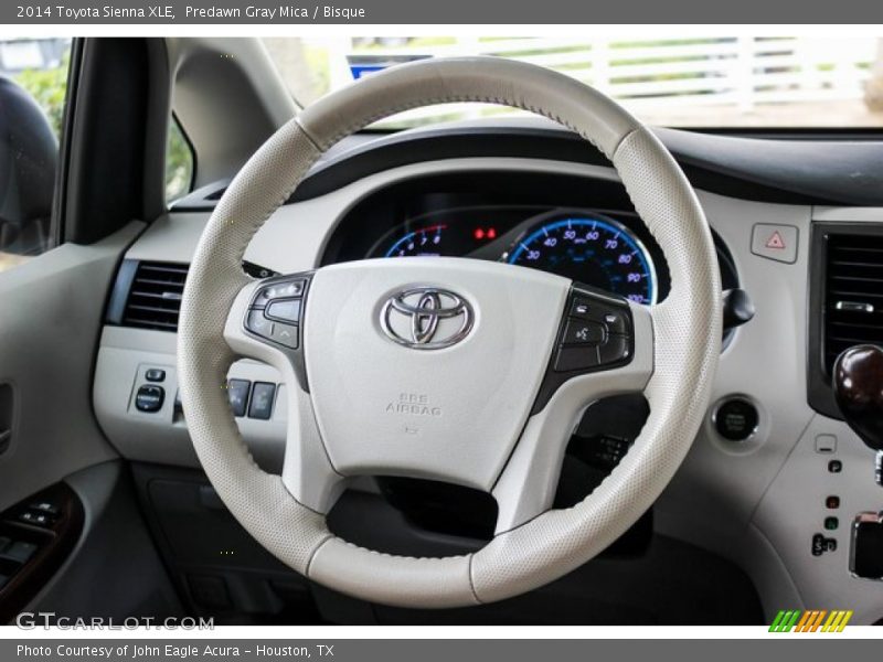 Predawn Gray Mica / Bisque 2014 Toyota Sienna XLE