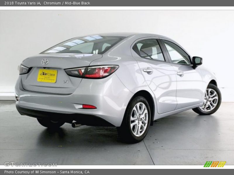Chromium / Mid-Blue Black 2018 Toyota Yaris iA