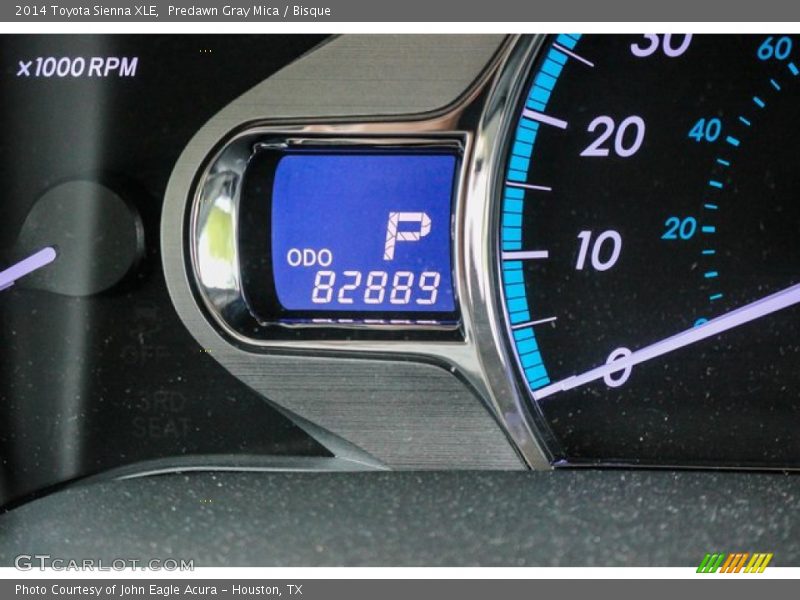 Predawn Gray Mica / Bisque 2014 Toyota Sienna XLE