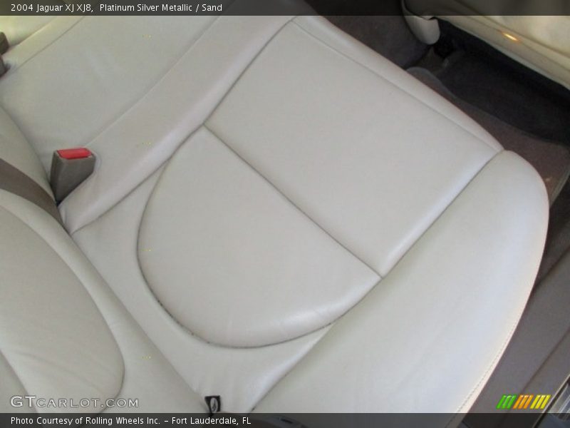 Platinum Silver Metallic / Sand 2004 Jaguar XJ XJ8