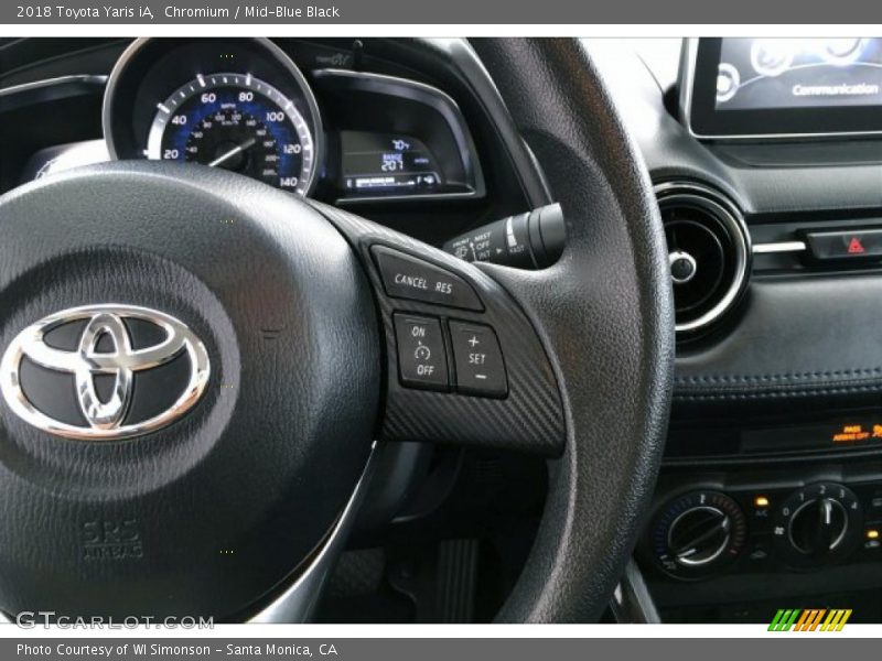 Chromium / Mid-Blue Black 2018 Toyota Yaris iA