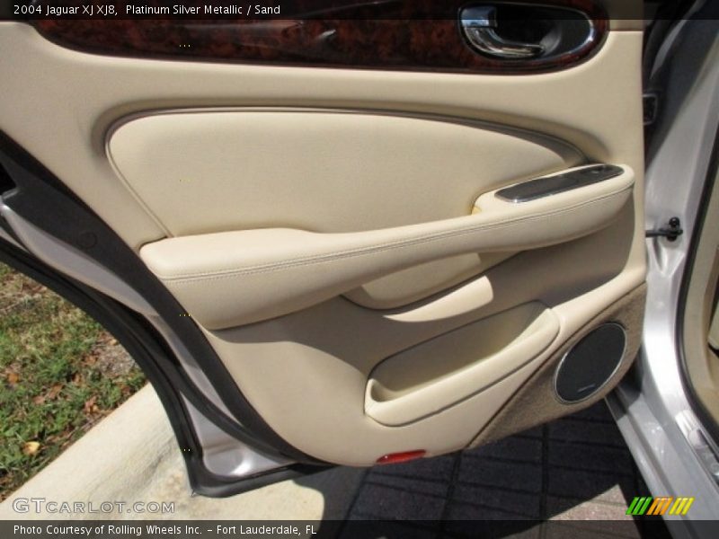 Platinum Silver Metallic / Sand 2004 Jaguar XJ XJ8