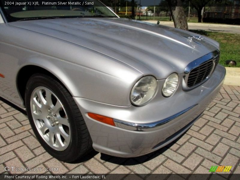 Platinum Silver Metallic / Sand 2004 Jaguar XJ XJ8