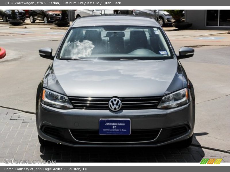 Platinum Gray Metallic / Titan Black 2014 Volkswagen Jetta SE Sedan