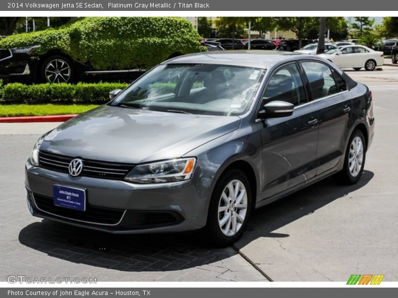 Platinum Gray Metallic / Titan Black 2014 Volkswagen Jetta SE Sedan