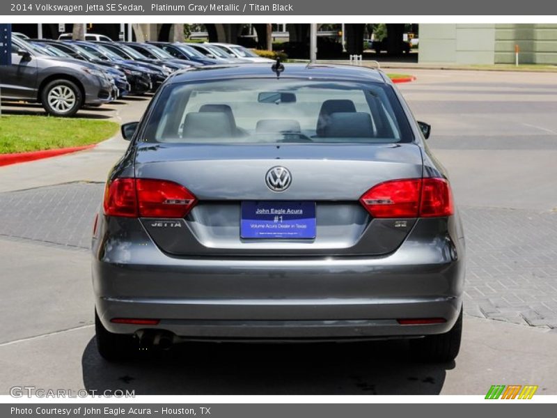 Platinum Gray Metallic / Titan Black 2014 Volkswagen Jetta SE Sedan