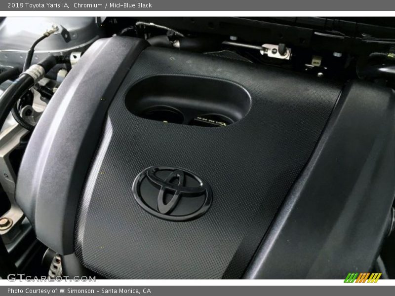 Chromium / Mid-Blue Black 2018 Toyota Yaris iA